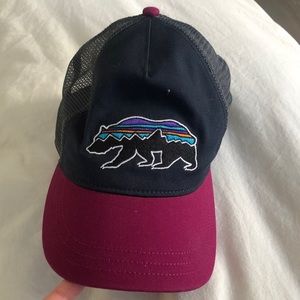 Patagonia fitz Roy bear mesh baseball trucker hat